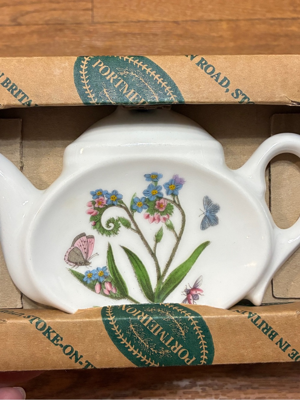 Portmeirion Botanic Garden Teabag/Spoon Rest New In Box